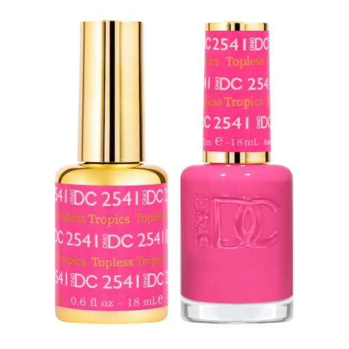 nail repair with dawn nail oil-DND DC DUO FREE SPIRIT - #2541 Topless Tropics