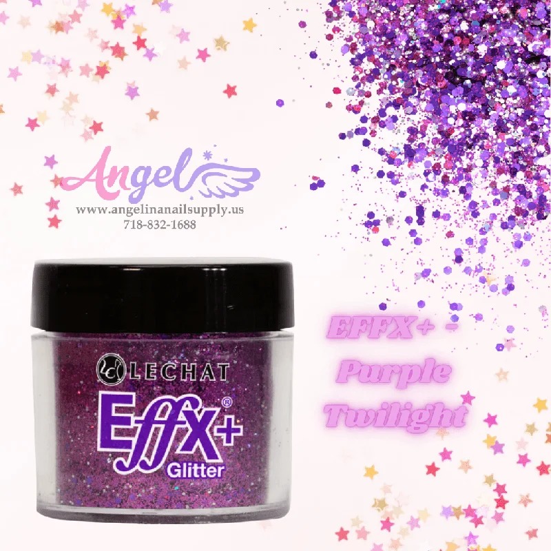 nail polish bright artifact-Lechat Glitter EFFX+-27 Purple Twilight