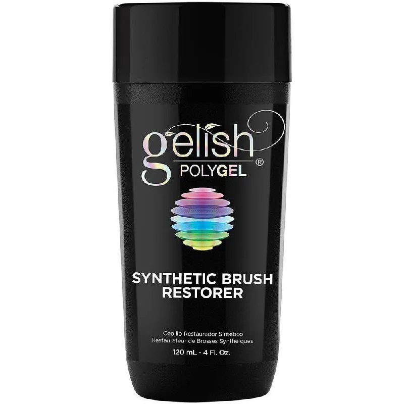 nail polish glossy chisel-Gelish PolyGel Essentials | Brush Restorer (4 oz)