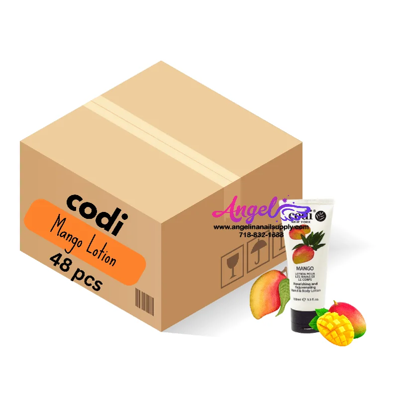 nail polish crisp dew-Codi Lotion Tube Mango 3.3oz (Box/48 Tubes)