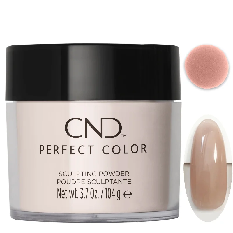 nail repair with silicone-free cream-CND SCULPTING POWDER WARM MEDIUM BROWN OPAQUE 3.7 OZ